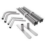 10'W x 7.5'H Tube Straight Wall Hardware Only 2