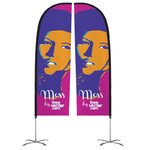 （014SF9ST）9' Premium Straight Flag (Starting from $40 each) 1