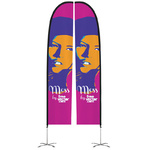 （014SF15ST）15' Premium Straight Flag (Starting from $50 each) 1