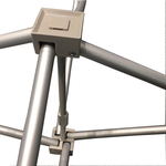 8‘x7.5'H Straight Pop Up Display Hardware Only 2