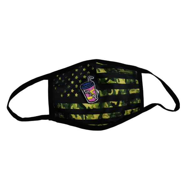 （002FMS072 ）Printed Mask With Straw Hole 6