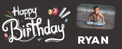 Birthday Banner Dark
