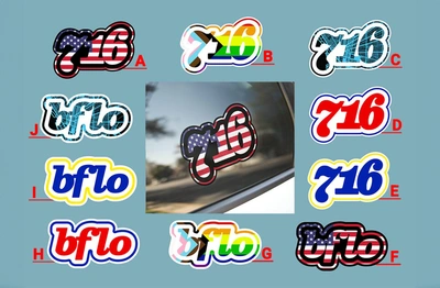 716 bflo Stickers