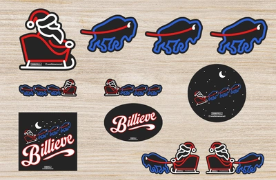 Billieve Christmas Sticker Set
