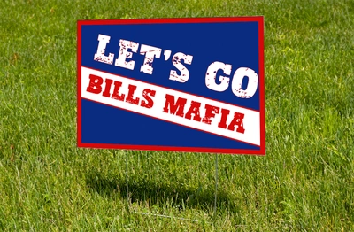 Bills Mafia Lawn Sign (Stake Included)