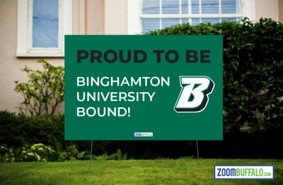 Binghamton University Bound Lawn Sign (Stake Included)