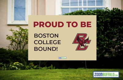 Boston College Bound Lawn Sign (Stake Included)