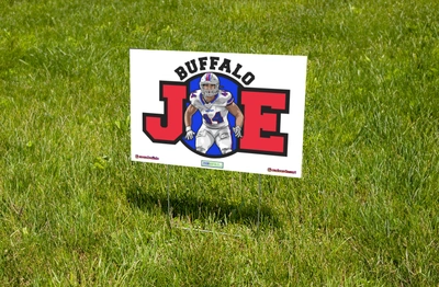 Buffalo Joe Lawn Sign (Stake Included)
