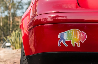 Buffalo Pride Sticker Decal- 6.5" x 4" (FREE SHIPPING)