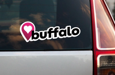 Town Pride Buffalo Stickers
