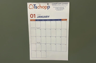 Customized Calendar (12 month/ 2027) 11" x 17"