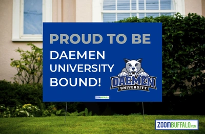 Daemen University Bound Lawn Sign (Stake Included)