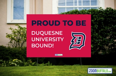 Duquesne University Bound Lawn Sign (Stake Included)