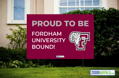 Fordham University Bound Lawn Sign (Stake Included)