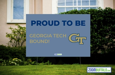 Georgia Tech University Bound Lawn Sign (Stake Included)