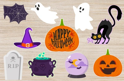 Halloween Sticker Set
