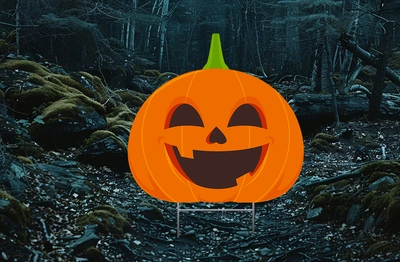 Jack-o'-Lantern Lawn Ornament