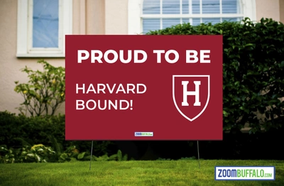 Harvard College Bound Lawn Sign (Stake Included)