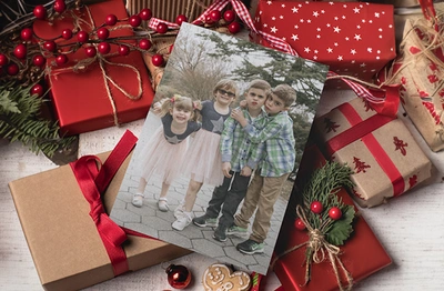 Holiday Cards 10 x 7 folded/ scored to 5 x 7