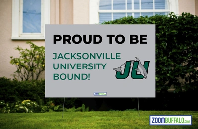Jacksonville University Bound Lawn Sign (Stake Included)