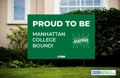 Manhattan College Bound Lawn Sign (Stake Included)