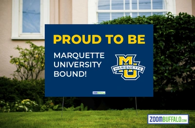 Marquette University Bound Lawn Sign (Stake Included)