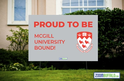 Mcgill University Bound Lawn Sign (Stake Included)