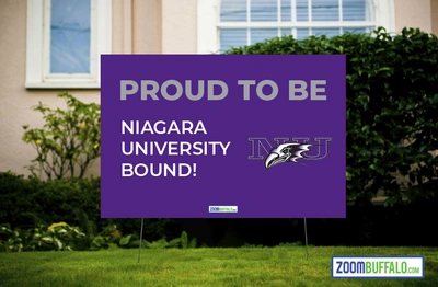 Niagara University Bound Lawn Sign (Stake Included)