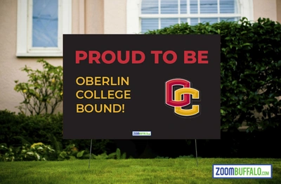 Oberlin College Bound Lawn Sign (Stake Included)