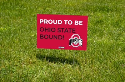 Ohio State Bound Lawn Sign (Stake Included)