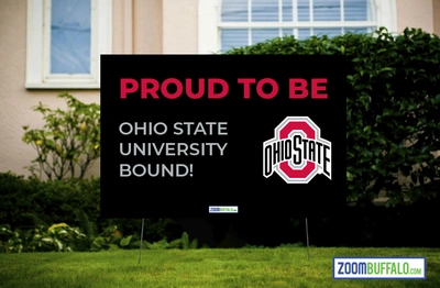 Ohio State University Bound Lawn Sign (Stake Included)
