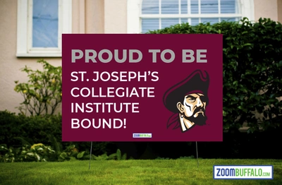 St. Joseph's Collegiate Institute Bound Lawn Sign (Stake Included)