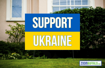 Support Ukraine Lawn Sign (various sizes)