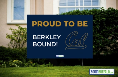 Cal Berkeley Bound Lawn Sign (Stake Included)
