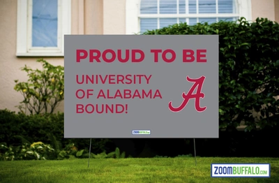 University of Alabama Bound Lawn Sign (Stake Included)