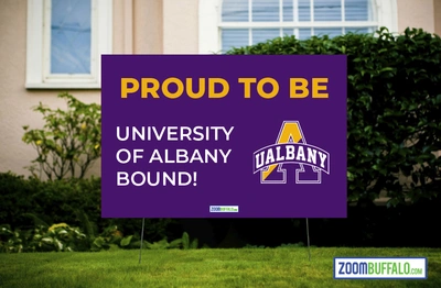 University of Albany Bound Lawn Sign (Stake Included)