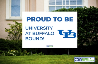 University at Buffalo Bound Lawn Sign (Stake Included)