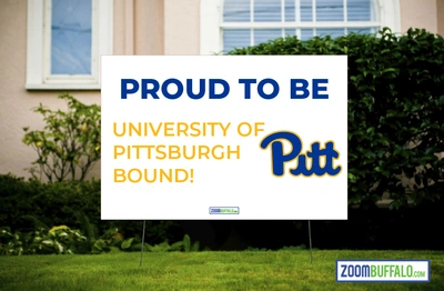 University of Pittsburgh Bound Lawn Sign (Stake Included)