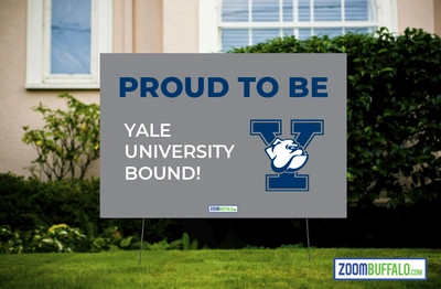 Yale University Bound Lawn Sign (Stake Included)