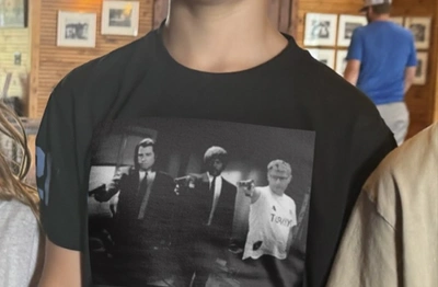 Best shirt in the world (iron on heat transfer)