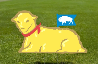 Buffalo Butter Lamb Sign