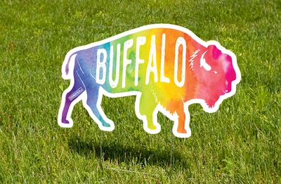 Buffalo Pride Lawn Sign (includes Stake)