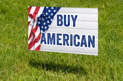 Buy American Lawn Sign (with stake)