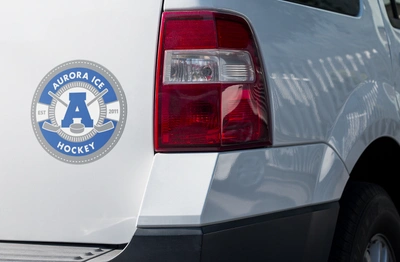 East Aurora Beast Weather-proof die cut stickers