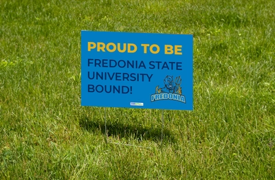 Fredonia State University Bound Lawn Sign (Stake Included)