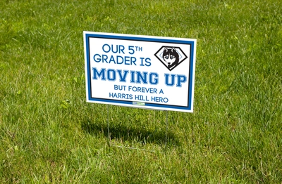 Harris Hill Lawn Sign (Stake Included)