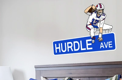Hurdle Ave Removable Wall Decal various sizes)