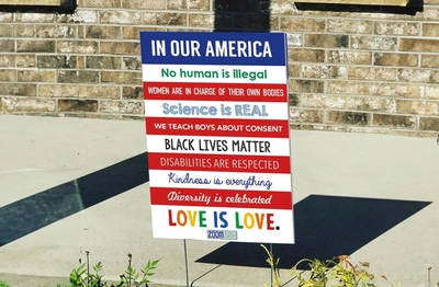 In Our America Lawn Sign