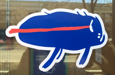 Josh's Buffalo Logo Sticker- 6.5" x 4.5" (FREE SHIPPING)
