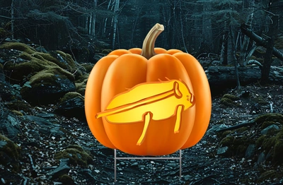 Josh's Pumpkin Carving Lawn Ornament